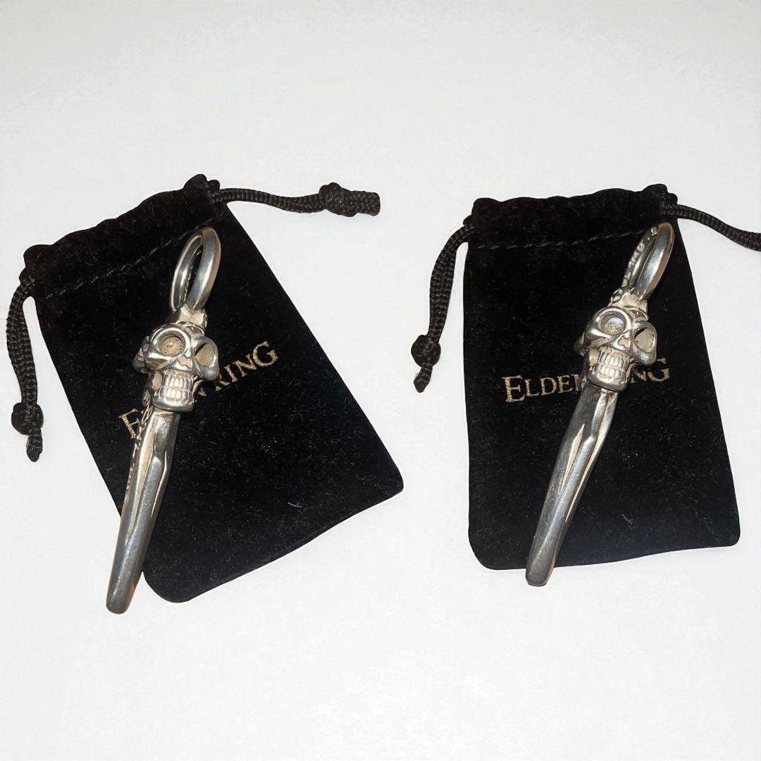 美品 ビルウォールレザー アルティメット ダブルスカルダガー ペンダント