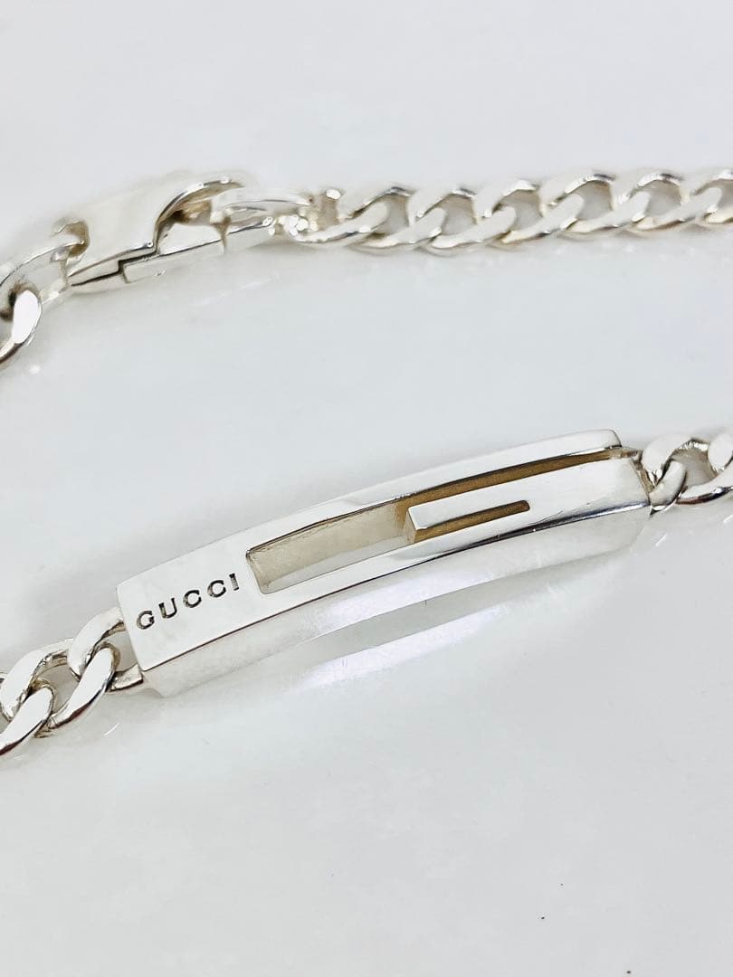 【超美品】GUCCI カットアウトG ブレスレット（実寸17cm）男女兼用