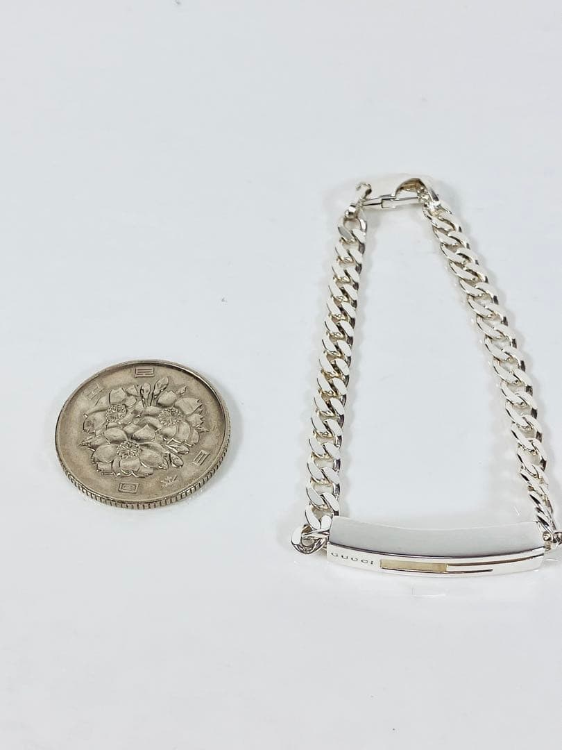【超美品】GUCCI カットアウトG ブレスレット（実寸17cm）男女兼用