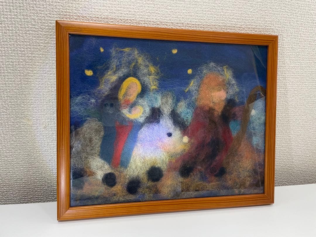 メルヘンウール ドイツシュタイナー教育ハンドクラフトクリスマス新約聖書絵