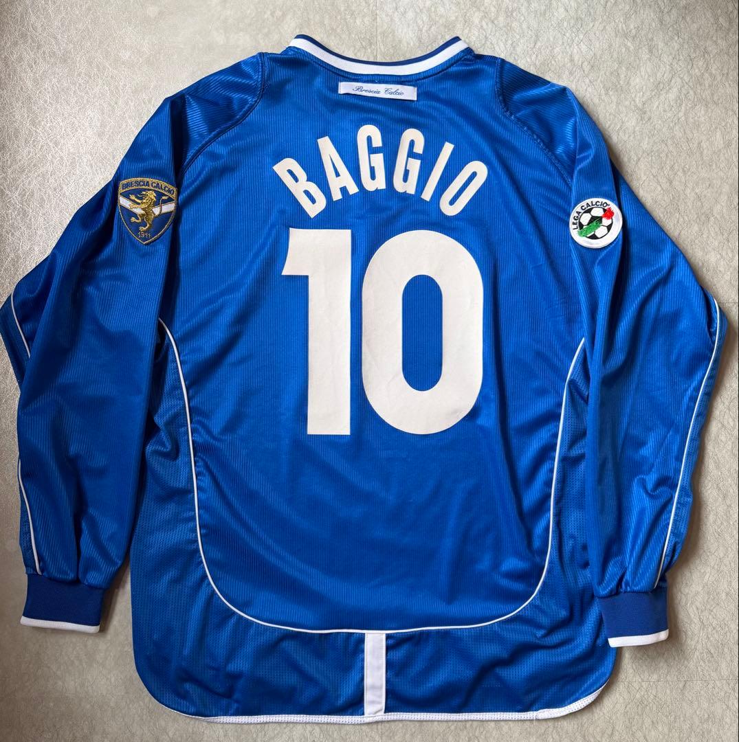 極美品 02-03 ブレシア バッチョ 10番 長袖 Lサイズ