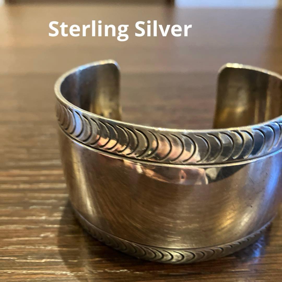 専用デス‼️Sterling Silver ヴィンテージバングル　 フリーサイズ