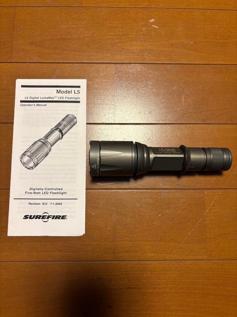【ジャンク】SureFire L5 LED懐中電灯
