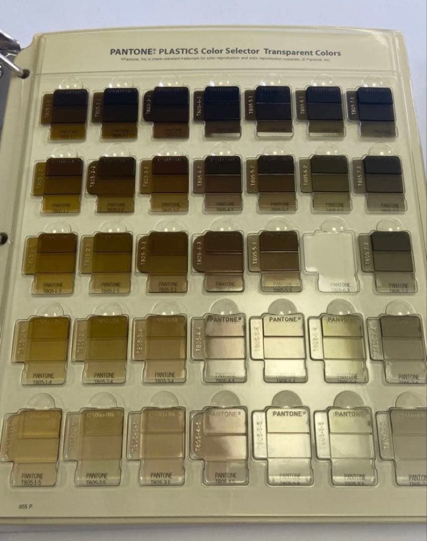 PANTONE plastics color selector 3冊セット
