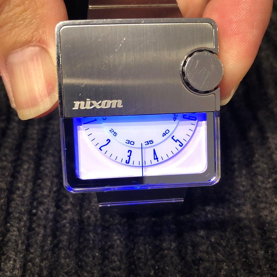 【廃盤】nixon murf ニクソン　マーフ　シルバー×ホワイト（文字盤）