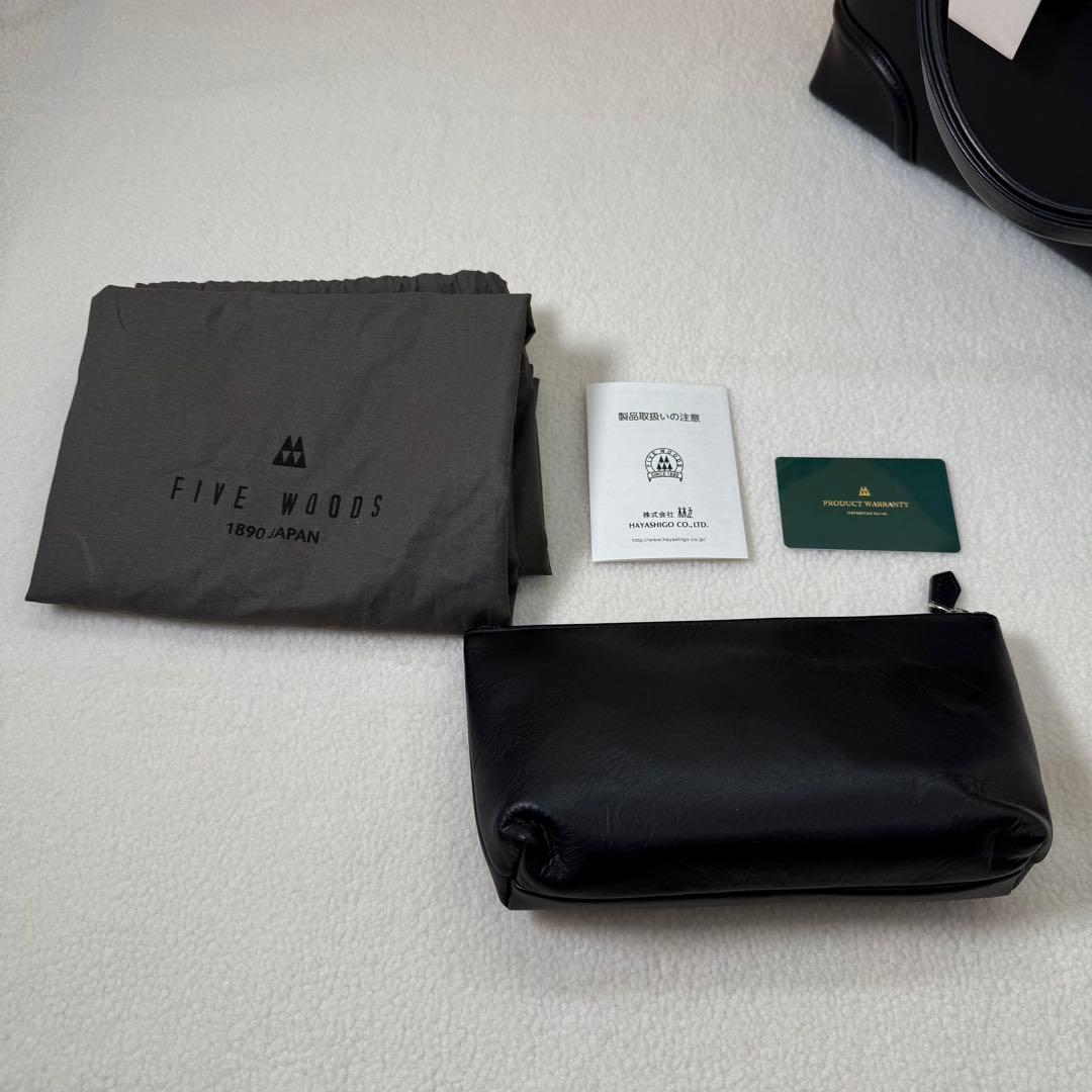 ポーチ付き　Five Woods ファイブウッズ トートバッグ プラトウ