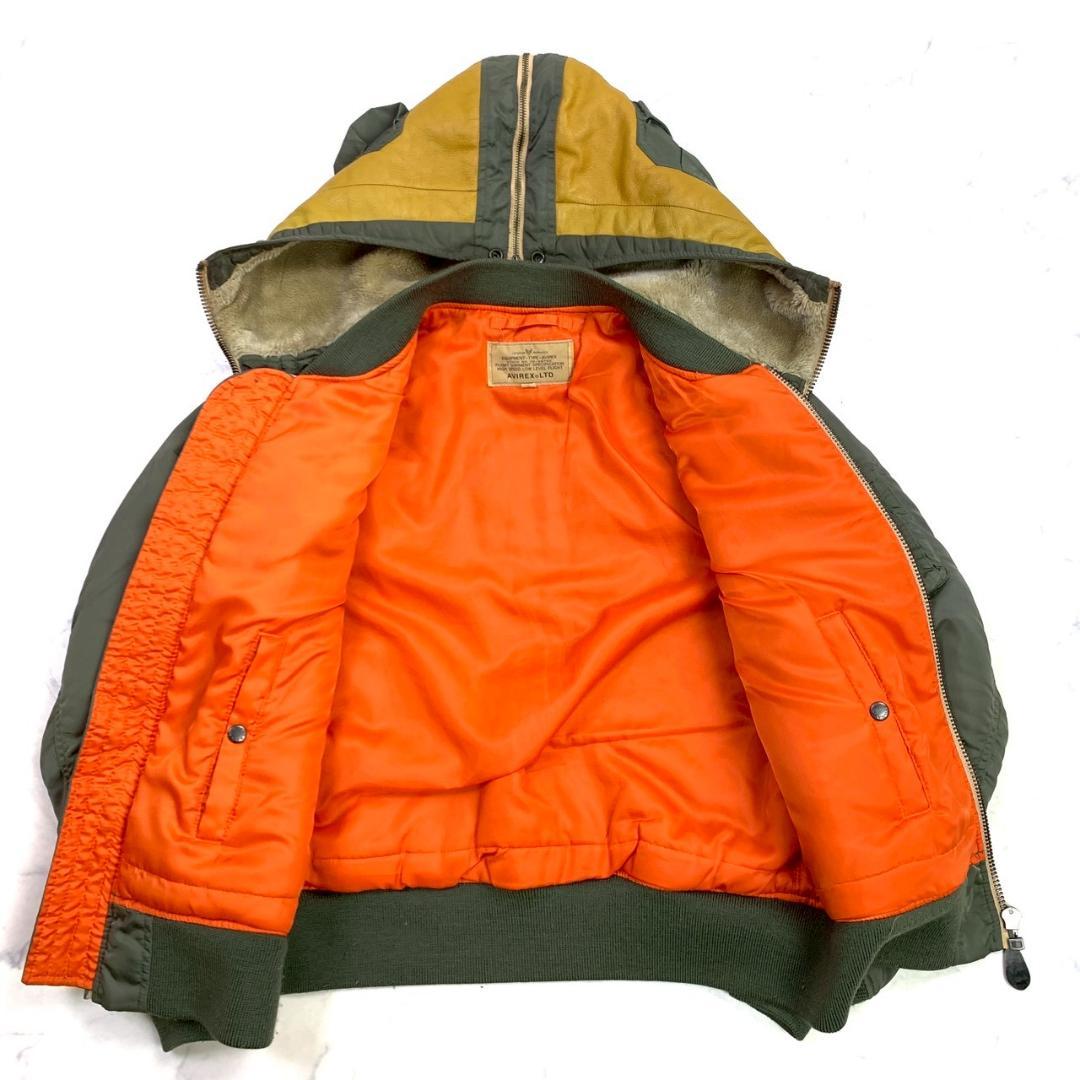 希少★AVIREX REMODEL MA-1 フライトジャケット L　E014