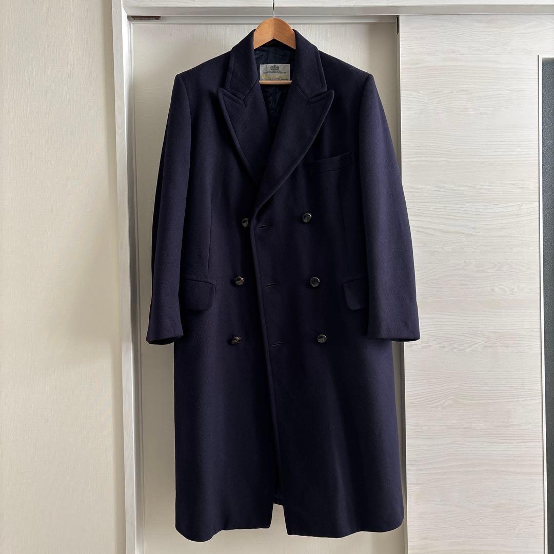 aquascutum ロングコート　チェスターコート　ウール　ダブル　カナダ製