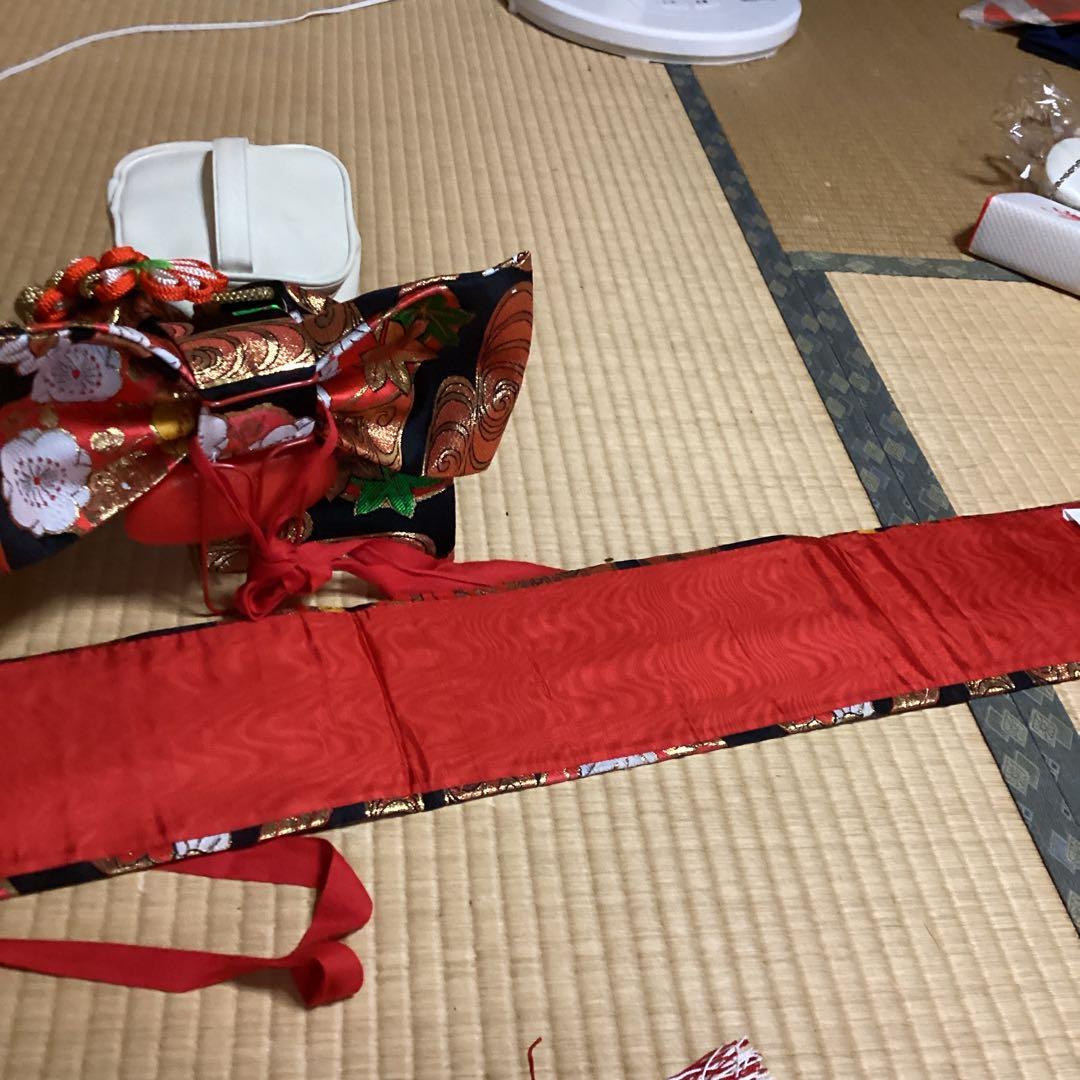 七五三 小柄七歳用フルセット帯幅14センチ　　草履21センチ