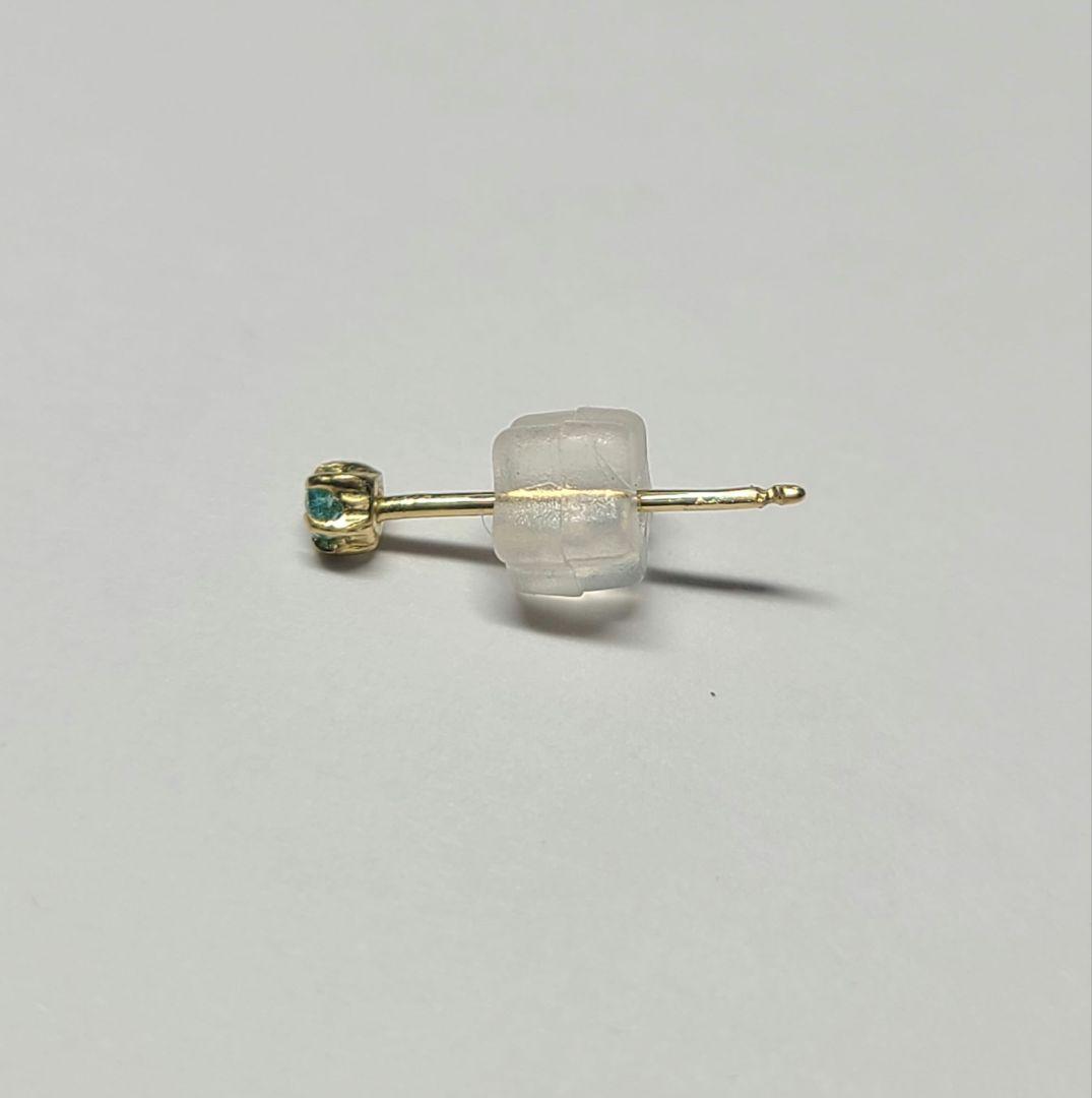 美しいブルーネオンのお星さま★ブラジルバターリャパライバトルマリン18金ピアス★