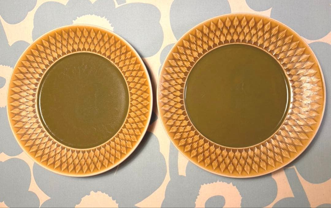 Quistgaardクイストゴー　Relief レリーフ　プレート25cm 2枚