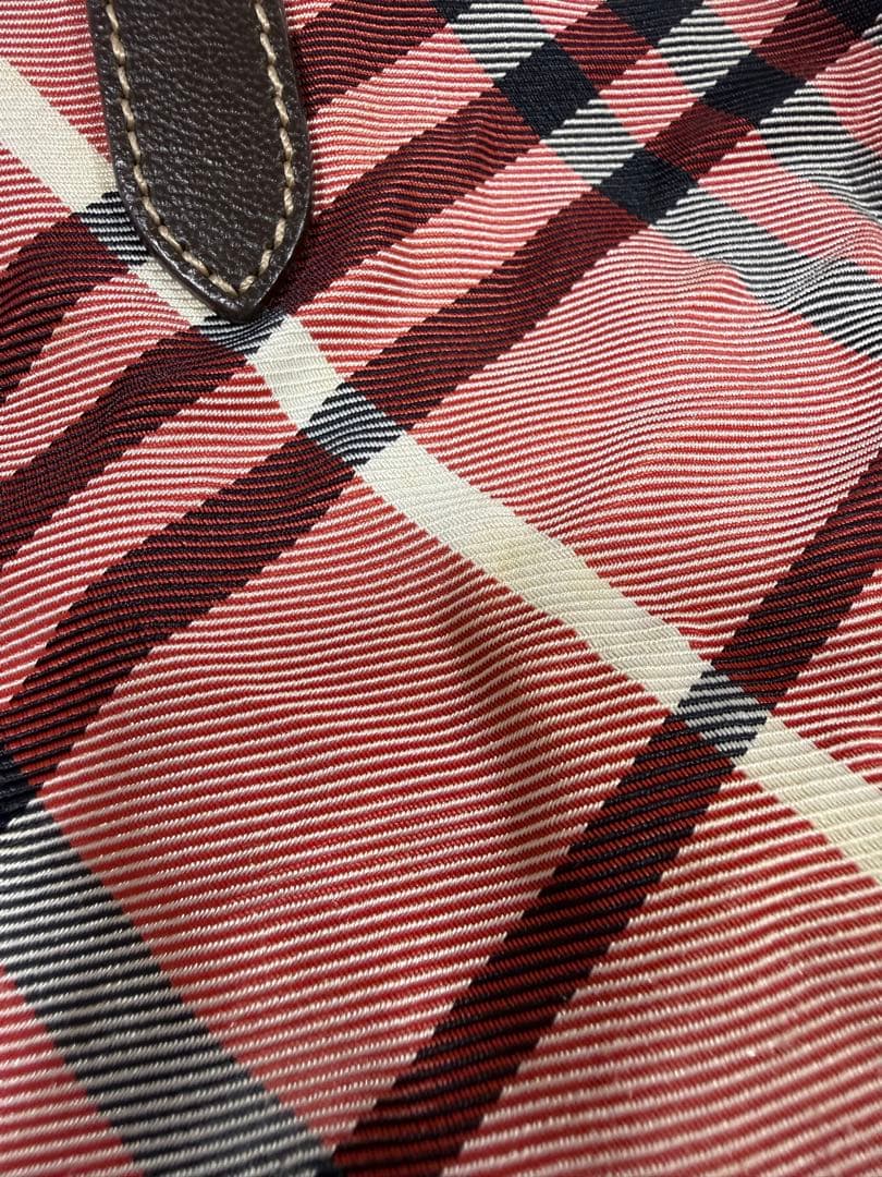 【希少カラー】BURBERRY BLUE LABEL トートバッグ チェック柄