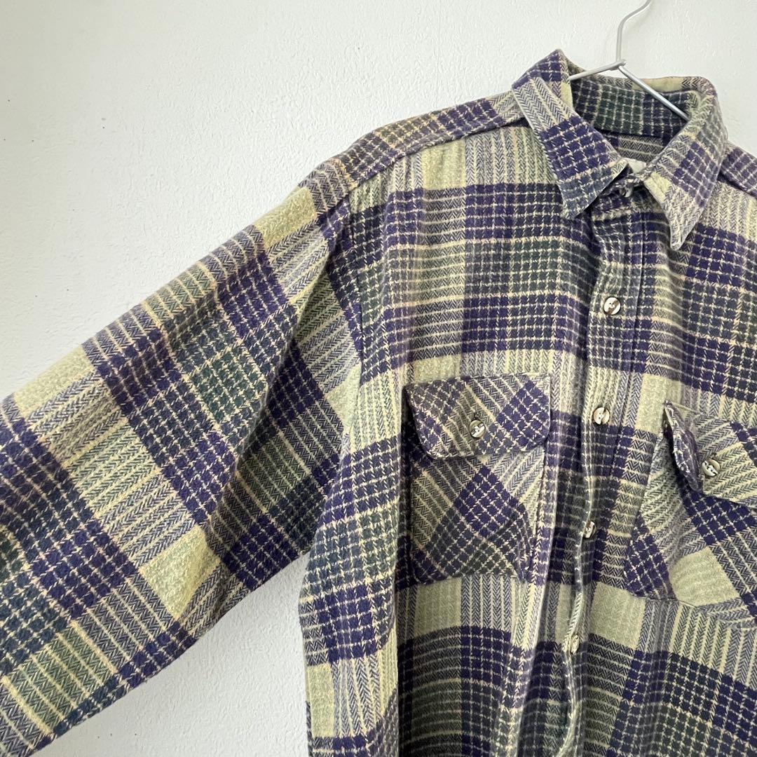 90s USA製 リーバイス アラスカ チェック ネルシャツ L 古着