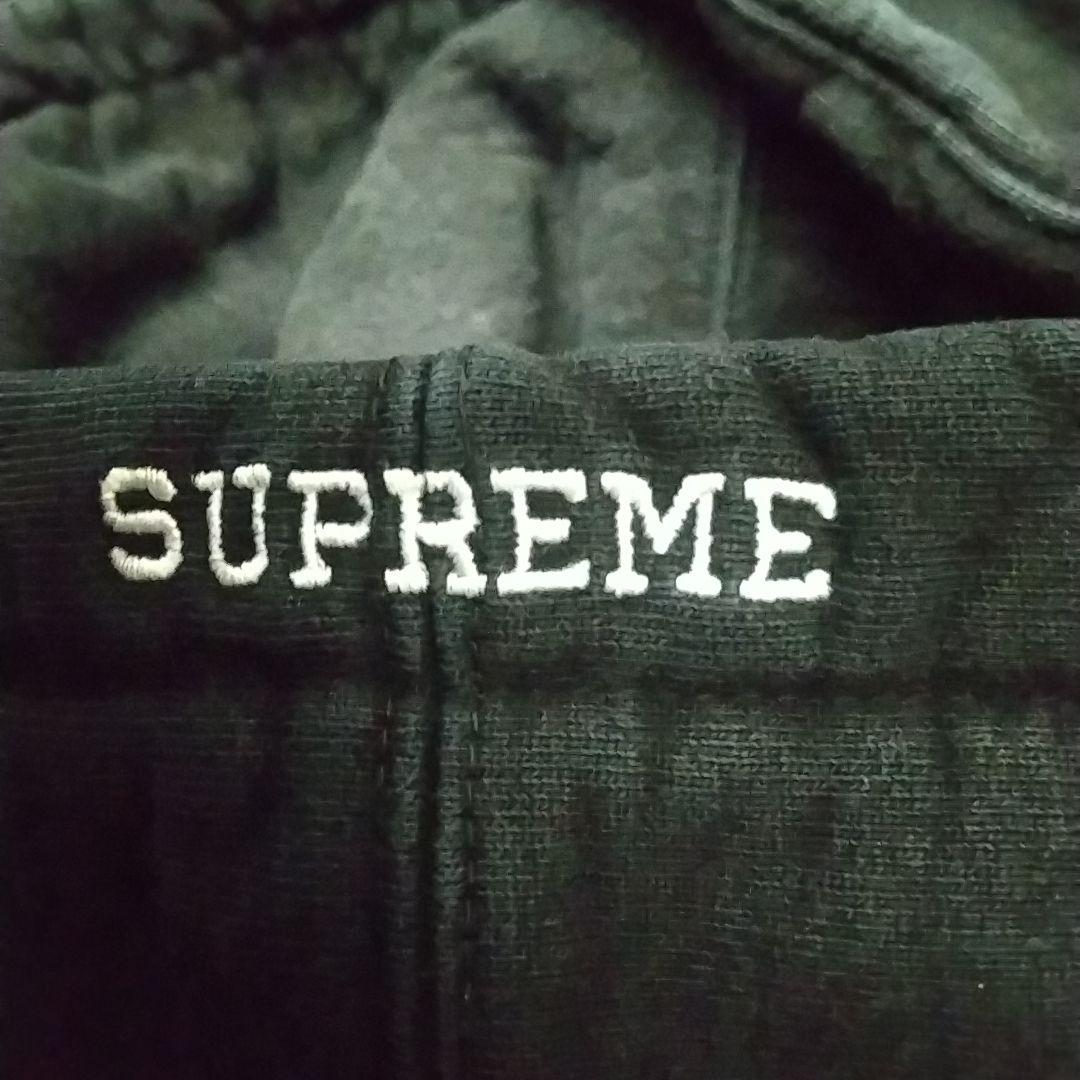 人気サイズ・デザイン☆シュプリーム 刺繍 Sロゴ パーカー バイカラー XL相当