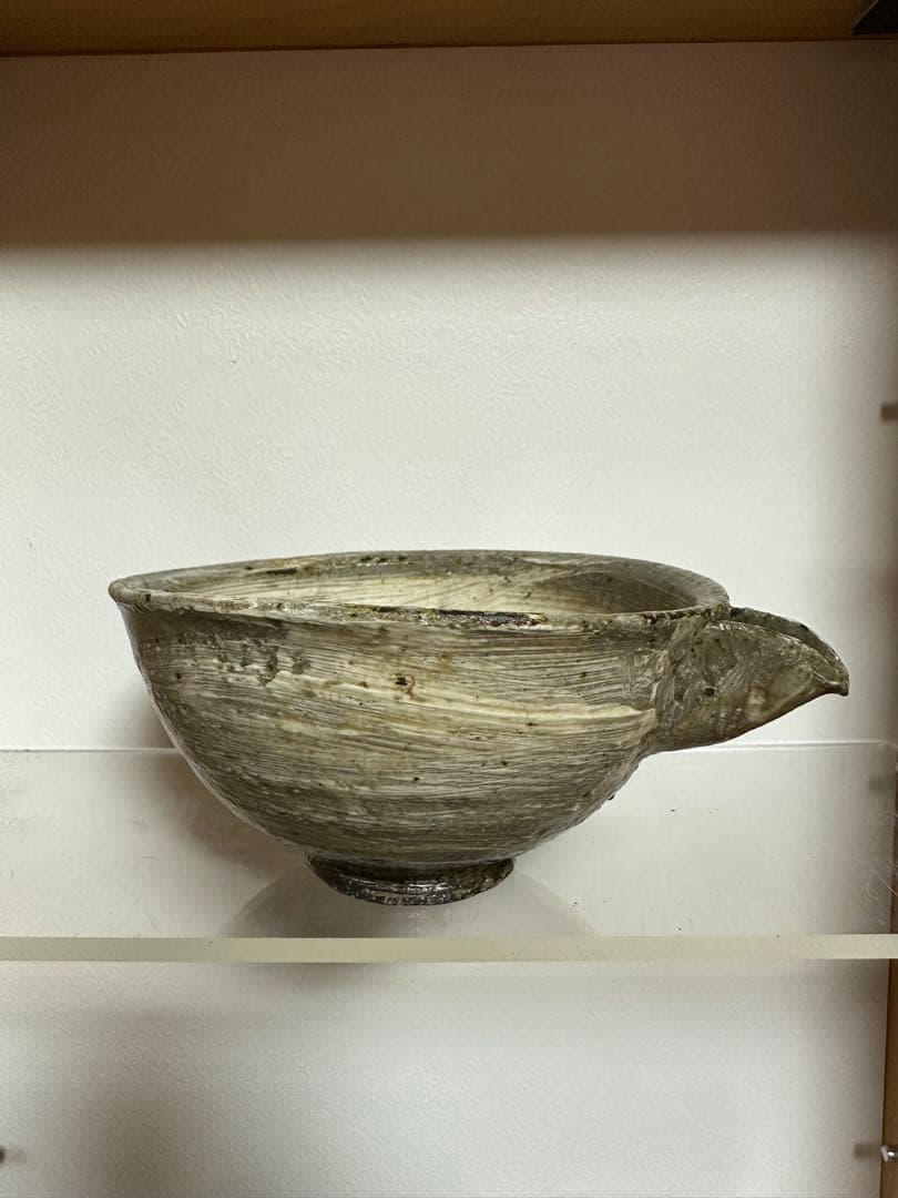 尾形アツシ 全刷毛目 酒器 片口 ぐい呑み