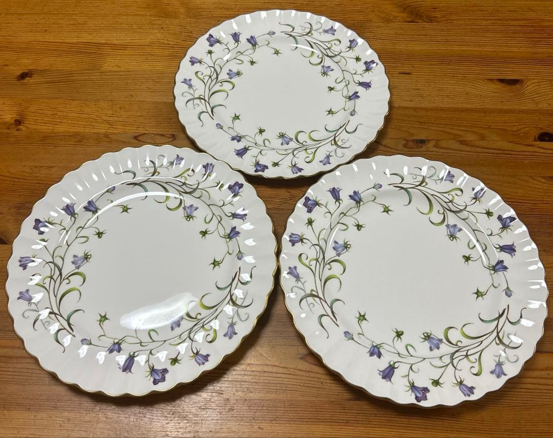 スポード　カンタベリー　 ディナープレート　27㎝ 3枚セット　廃盤品　英国製