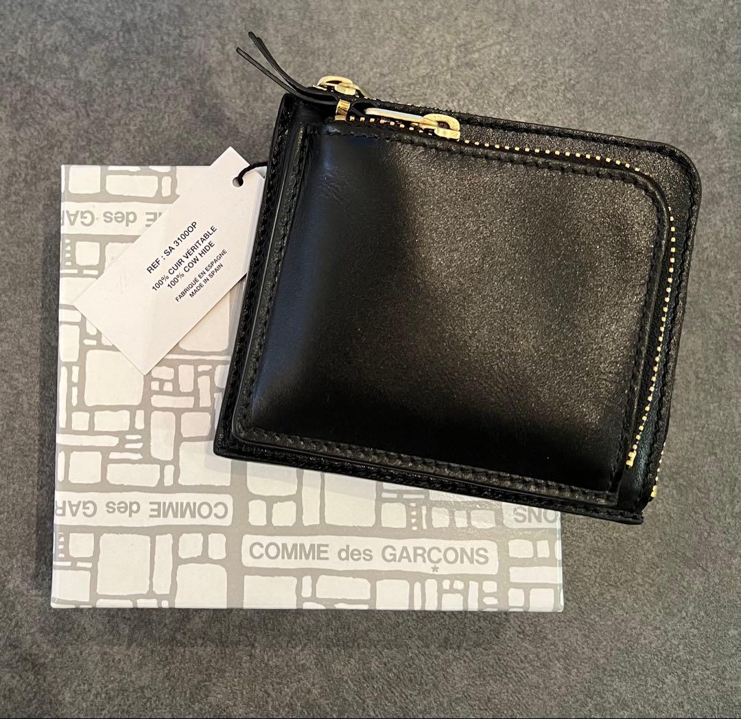 未使用　タグ付き　 コムデギャルソン SA3100OP ブラック 財布 黒