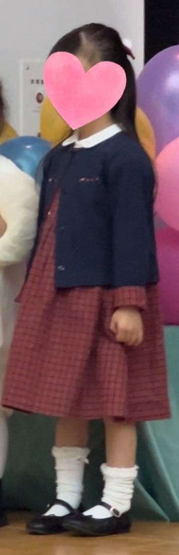 ファミリア　ワンピース　ジャンパースカート　カーディガン　110 現行品