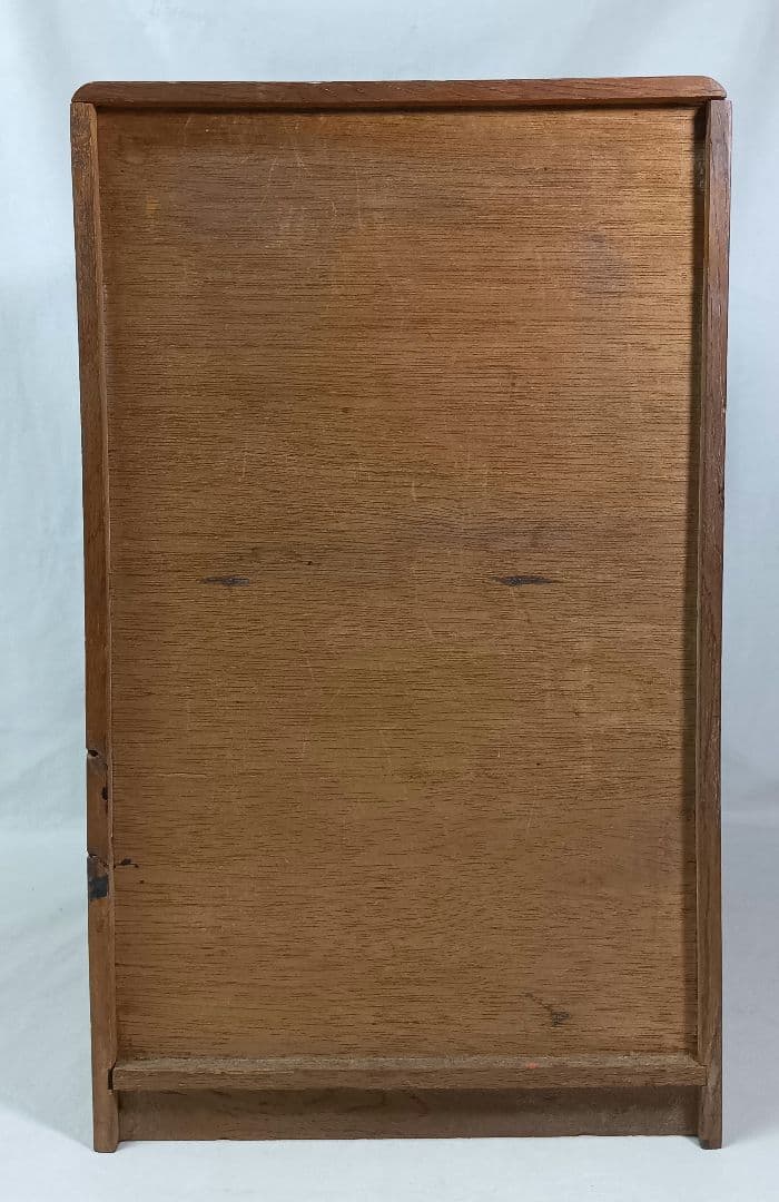 木製レターケース　引き出し　6段収納　昭和レトロ　書類入れ　小物入れ　ミニタンス