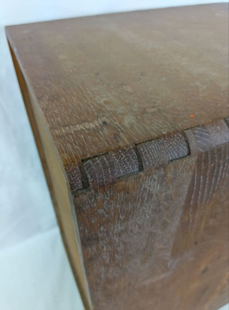 木製レターケース　引き出し　6段収納　昭和レトロ　書類入れ　小物入れ　ミニタンス