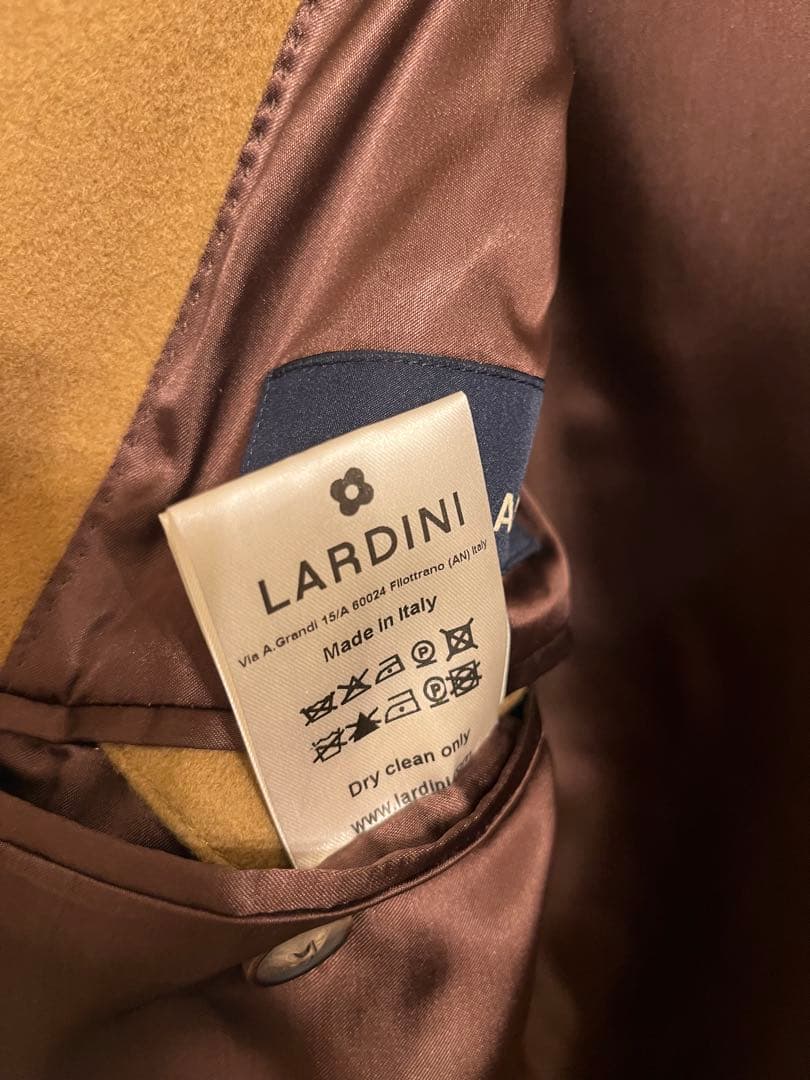 LARDINI CAMELチェスターコート