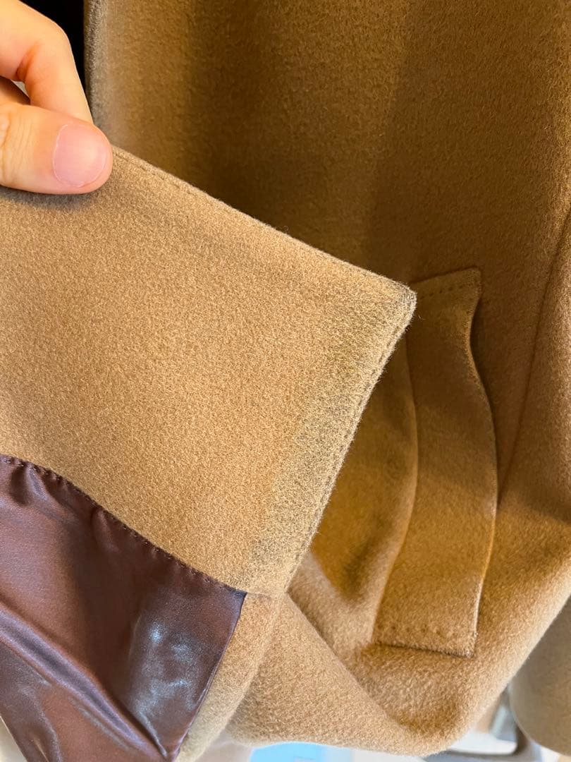 LARDINI CAMELチェスターコート