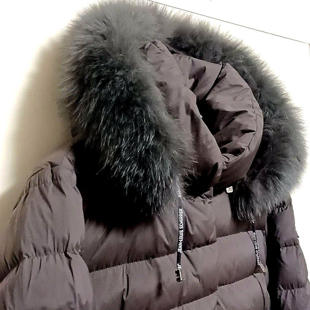 JEAN-LOUIS SCHERRER　フォックスファー　ロング ダウンコート