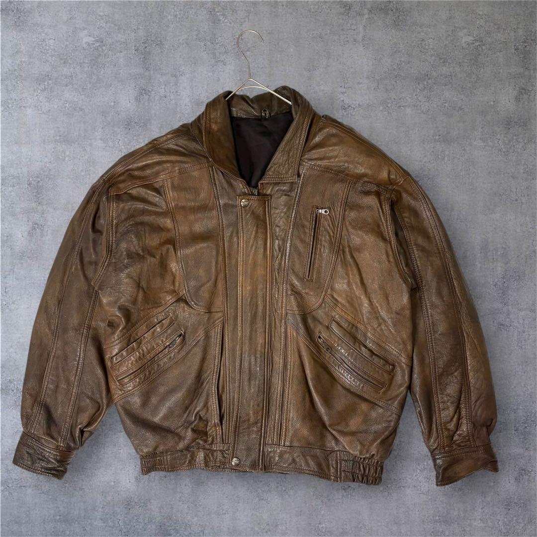ジャケット・アウター 90s Wrangler A-2 vintage leather jacket