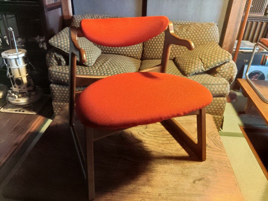 希少　ダイニングチェア KIRITSU 起立木工 CAチェア 400CH-赤