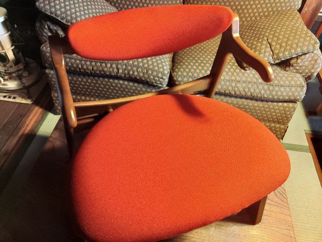 希少　ダイニングチェア KIRITSU 起立木工 CAチェア 400CH-赤