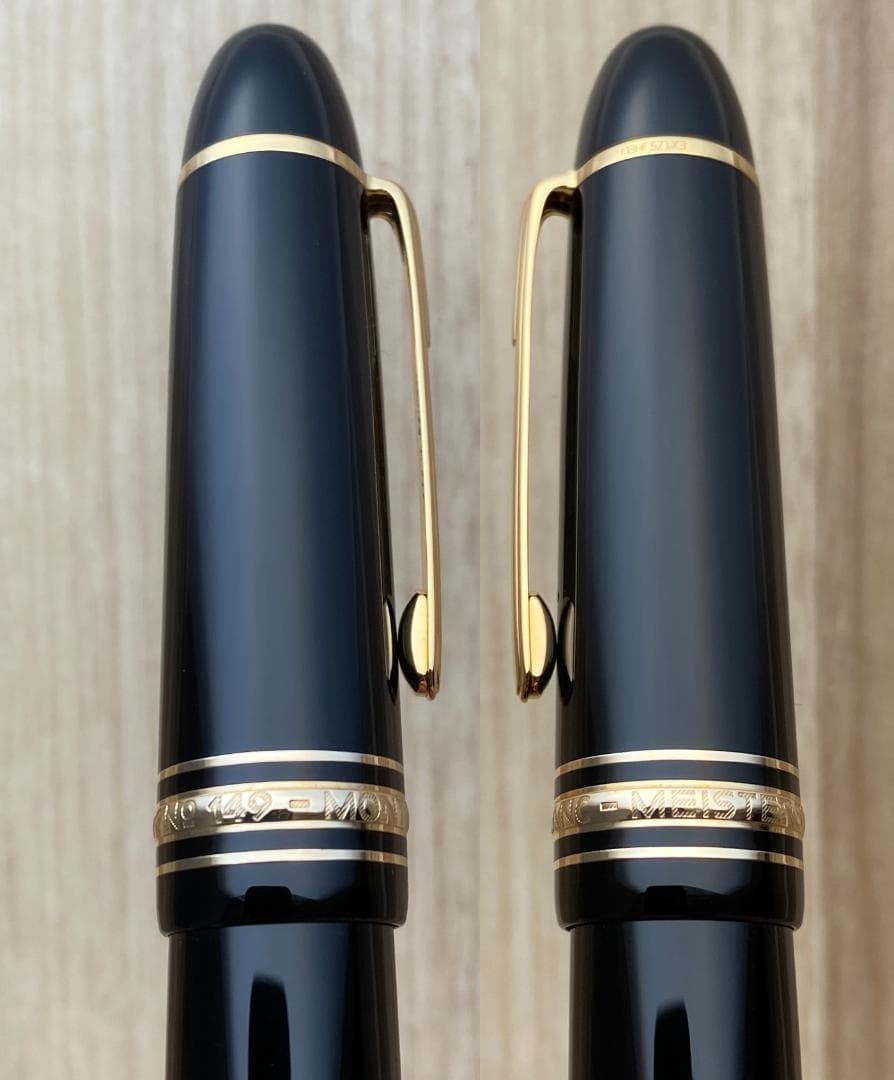 現行品 新品同様 モンブラン 149 18K 極細字 Au750 万年筆 付属品