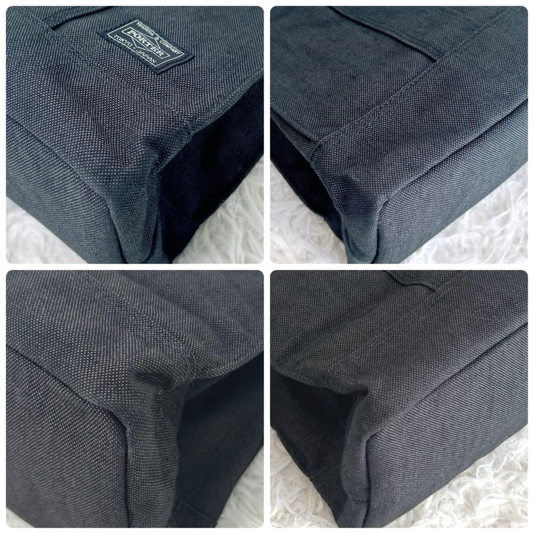 新品同様級✨ポーター　スモーキー トートバッグ　Sサイズ　ブラックPORTAR