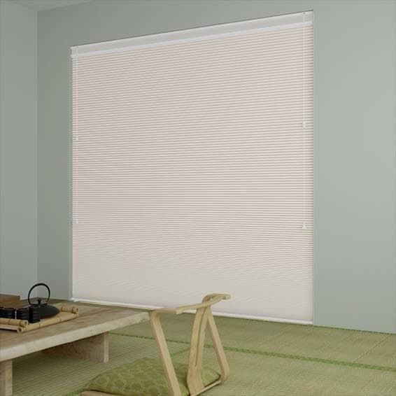 未使用　ハニカムシェード シアーアイボリー 174.5×185