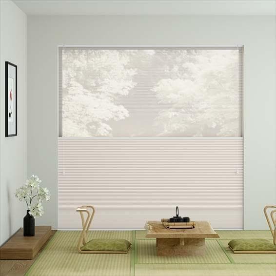 未使用　ハニカムシェード シアーアイボリー 174.5×185