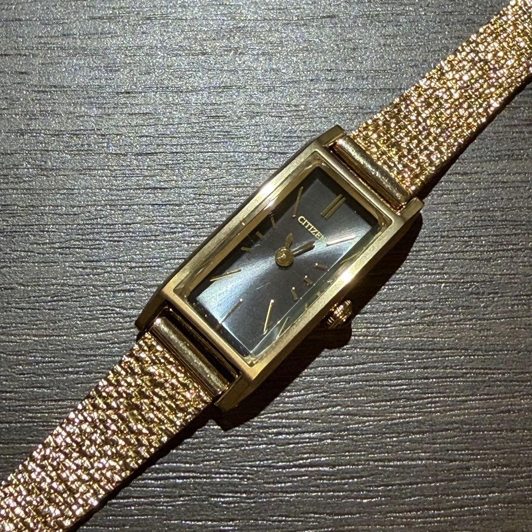美品 シチズン Kii: cocoshnikレディースローズGソーラー稼働品