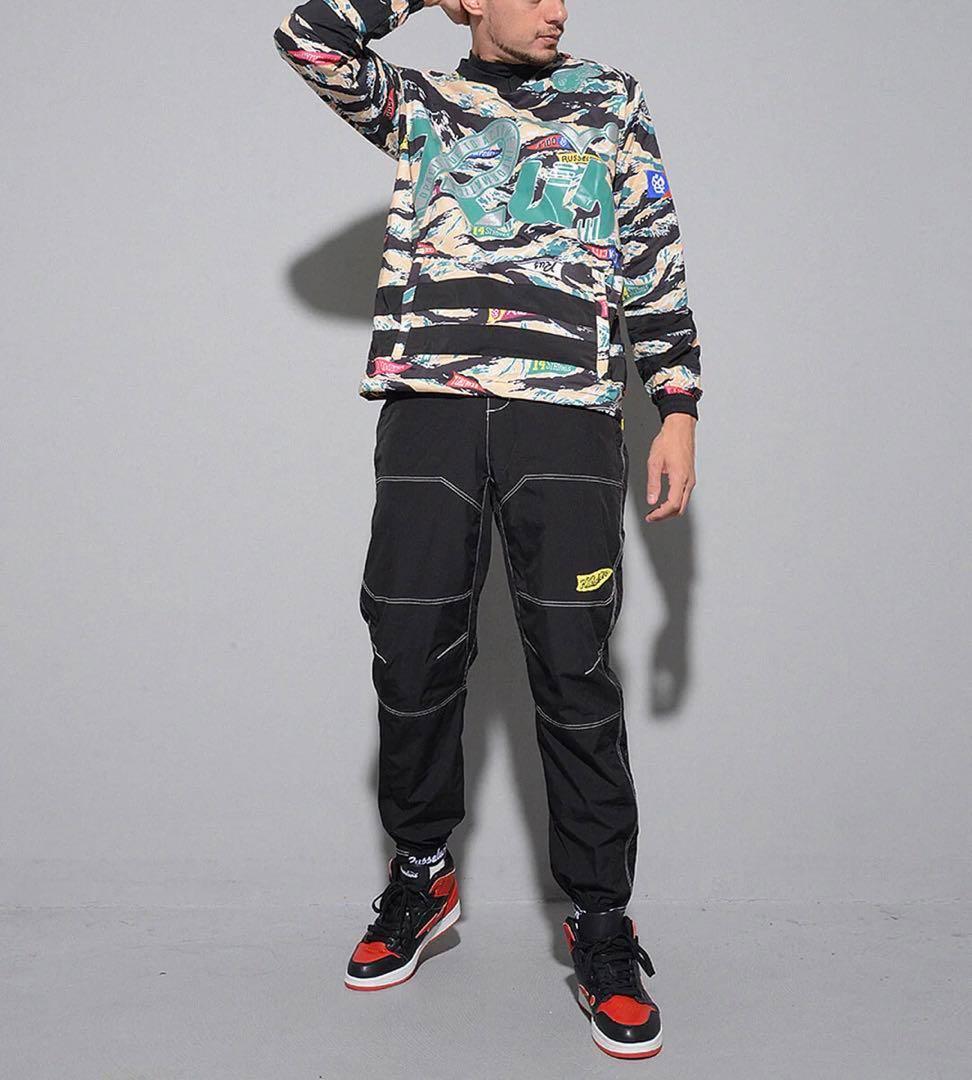 新品 ラッセルノ ゴルフ ウィンド ストップ ロング パンツ ブラック XL 6