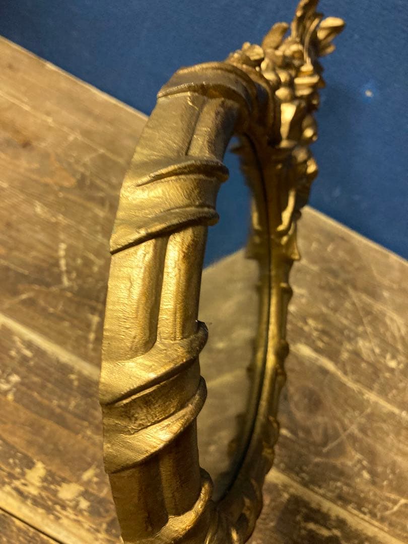 A 壁掛けインテリア　壁掛けミラー　ロココ調　エンジェル　ヨーロピアン　イタリア