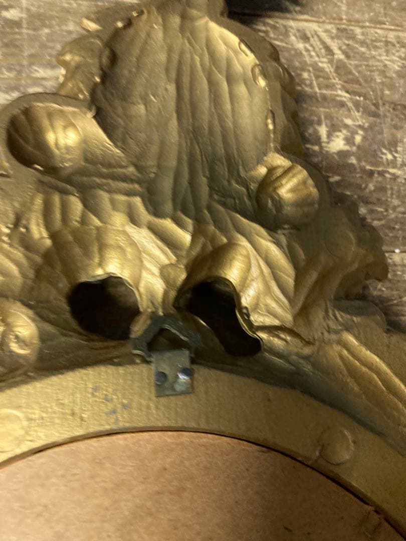 A 壁掛けインテリア　壁掛けミラー　ロココ調　エンジェル　ヨーロピアン　イタリア