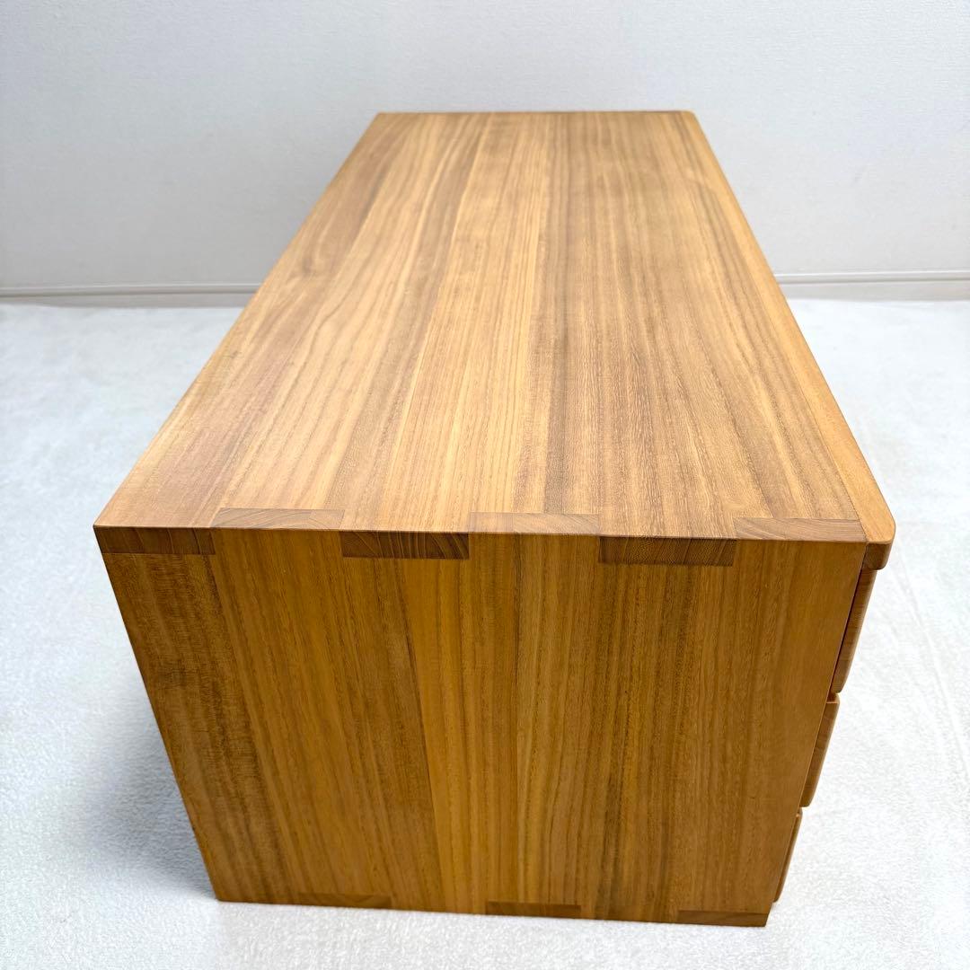 起立木工 桐 チェスト　3段　天然木　タンス　北欧　大塚家具