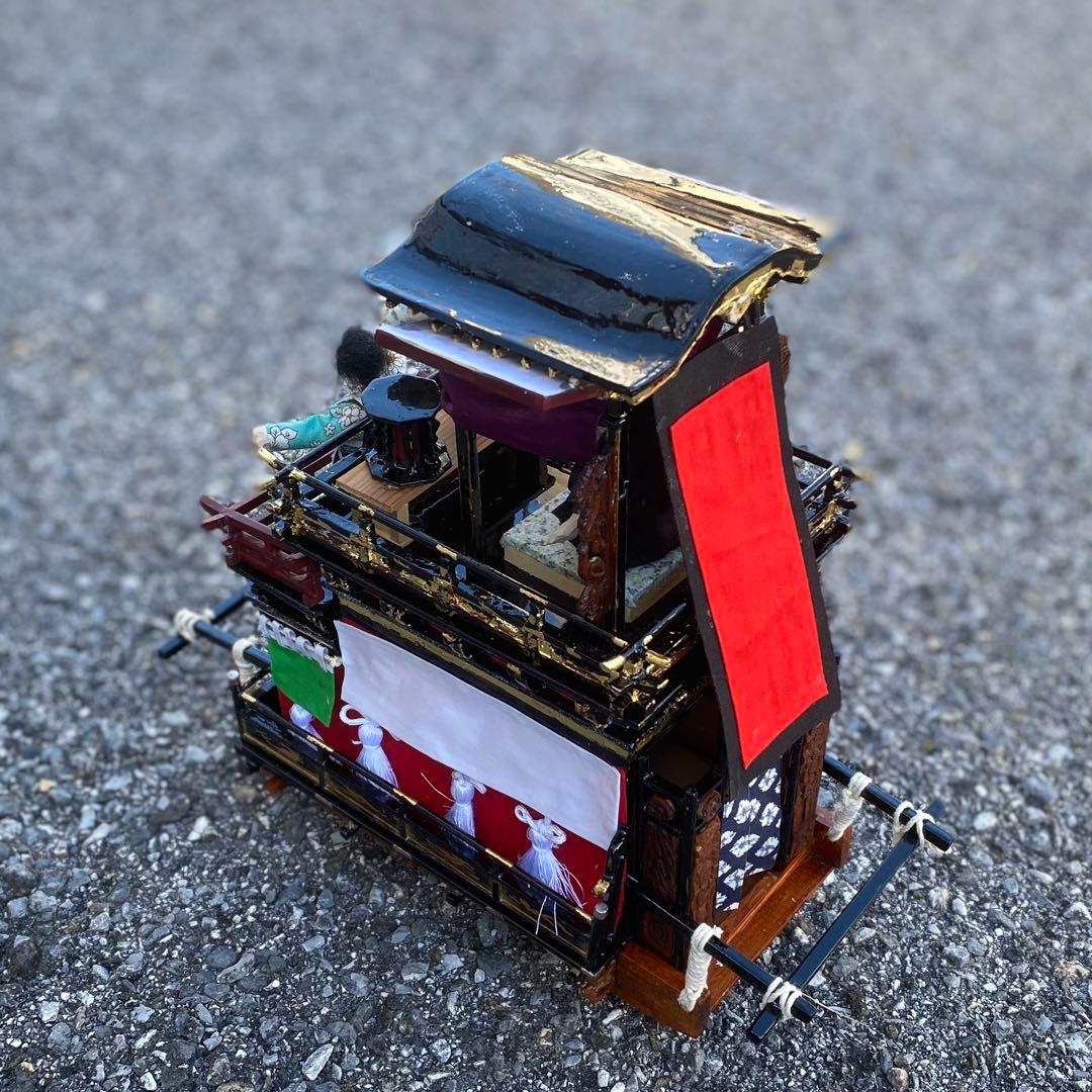 1/20山車ミニチュア 大垣まつり軕　布袋（ほてい）軕