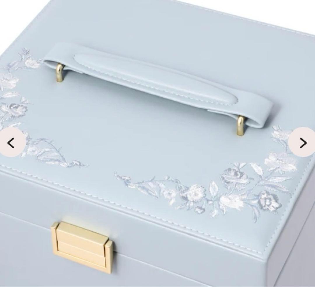 小物入れ Francfranc EMBROIDERY COSMETIC BOX