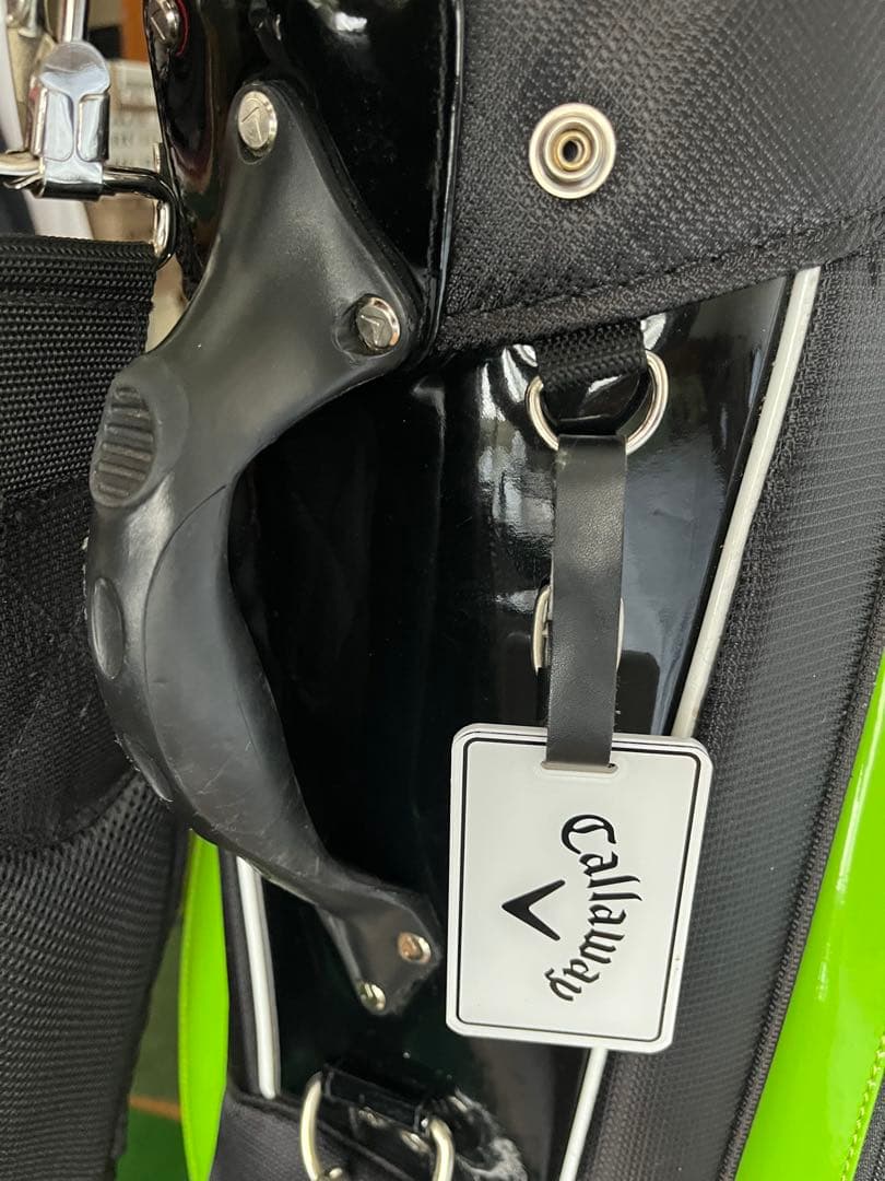 綺麗目　Callaway キャディバッグ ブラック/グリーン
