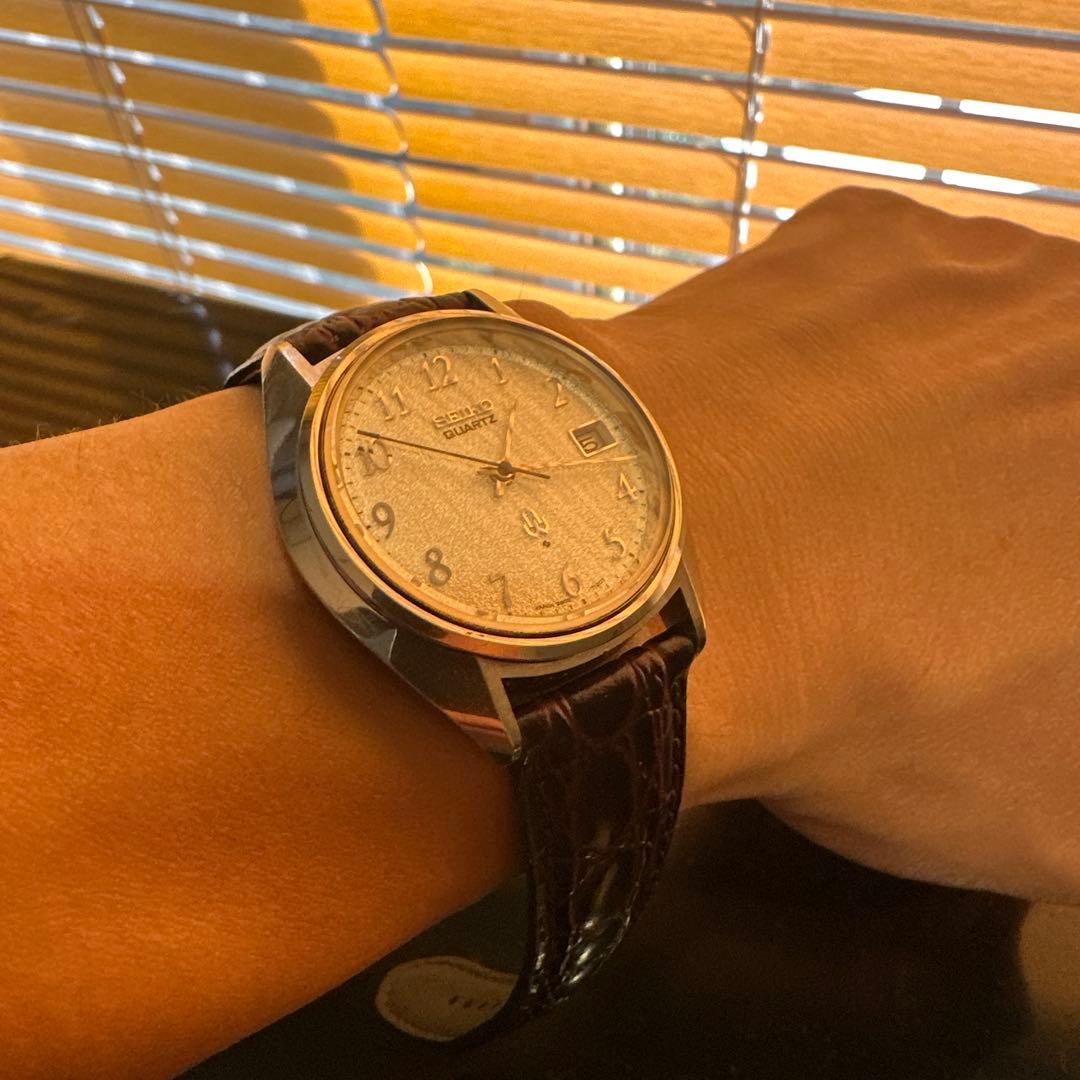 SEIKO クォーツ 稼動品　 3802-7030 美品　ダイヤモンドダスト