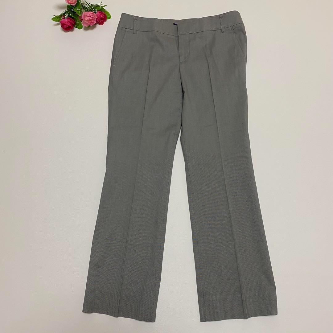 バーバリーロンドン セットアップ パンツスーツ サイズ40 チェック グレー