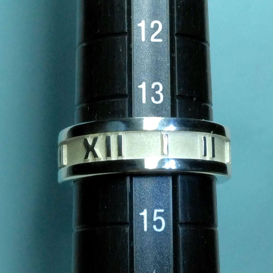 ティファニーアトラスリング 14号弱　新品仕上げ　ほぼ無傷未使用に近い