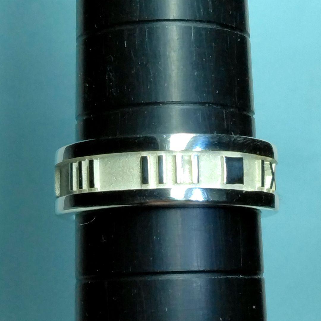 ティファニーアトラスリング 14号弱　新品仕上げ　ほぼ無傷未使用に近い