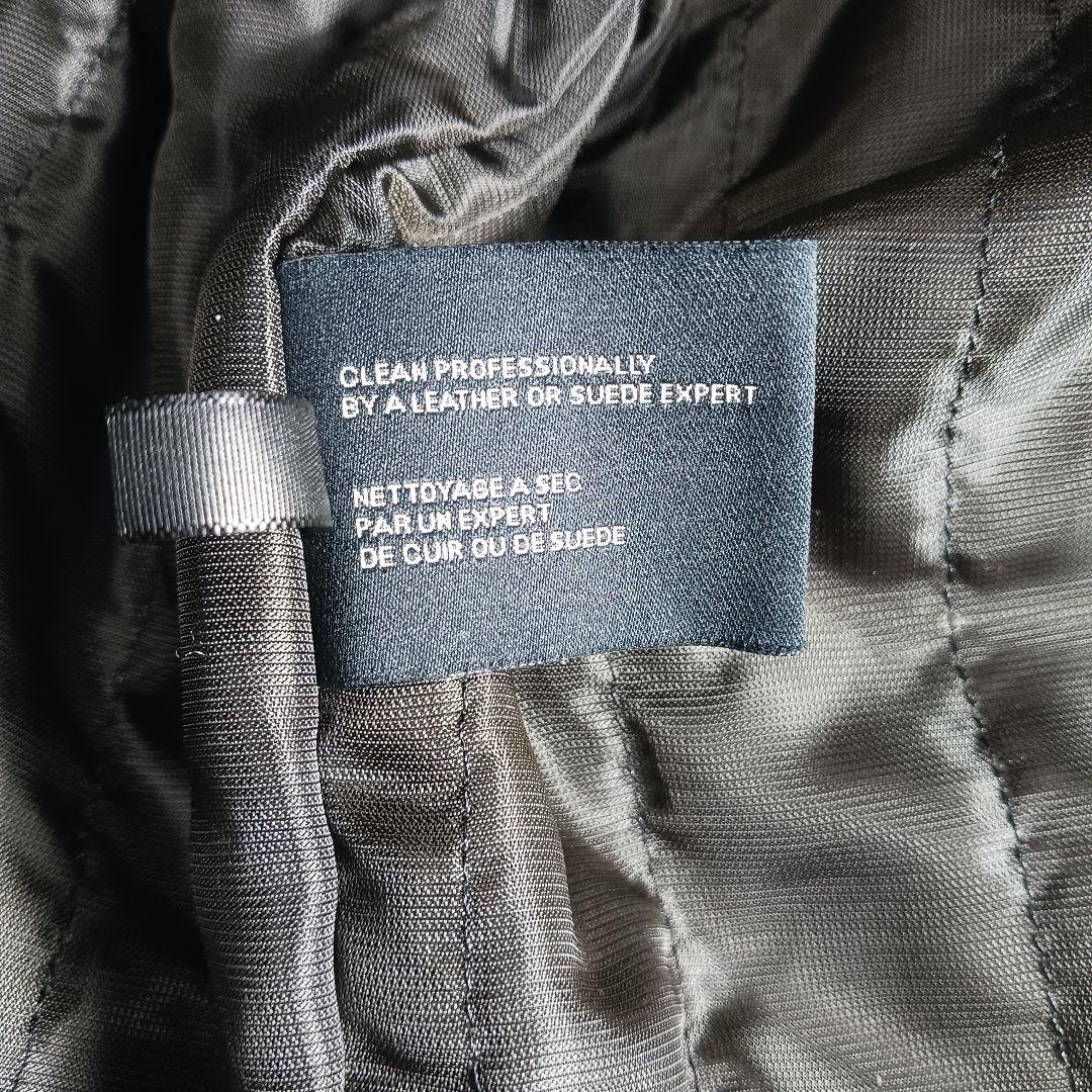 コールハーン　　レザージャケット　ダークブラウン　ラムスキン　Mサイズ