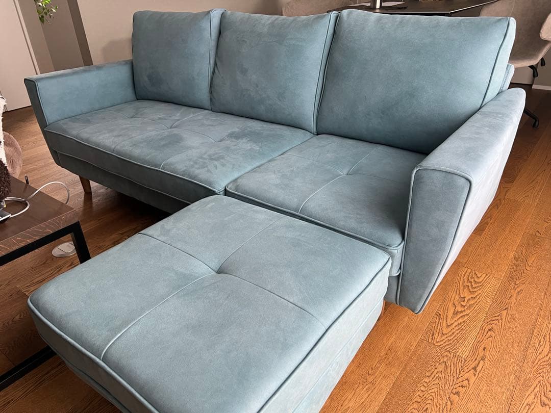 【美品】 RELAX FORM PLT101 ブルースター 3人掛け ソファ