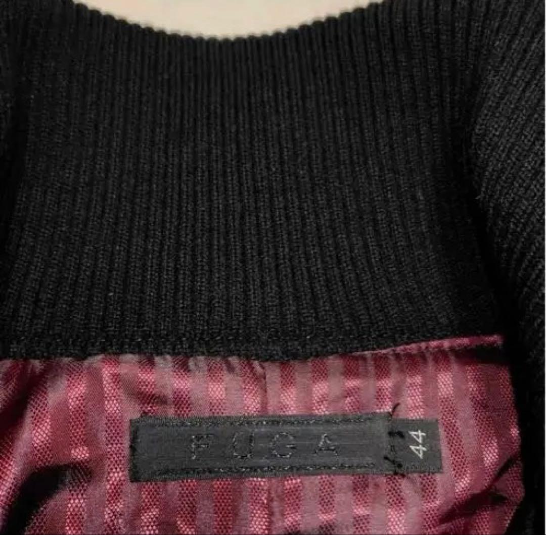 FUGA　羊革ラムレザー　ライダースジャケット黒　y2k