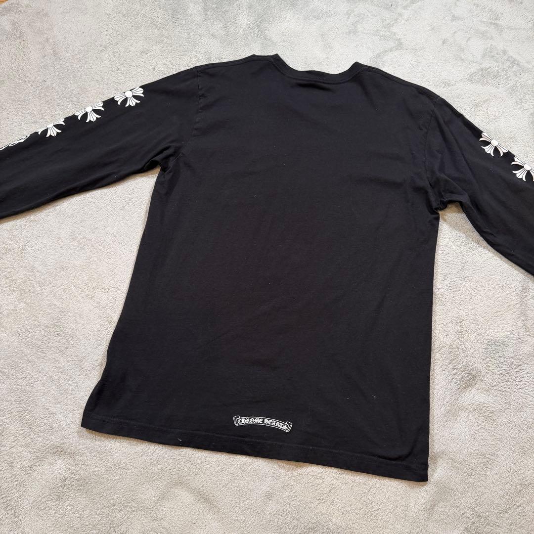 クロムハーツ　アームロゴ　長袖Tシャツ　XLサイズ ブラック